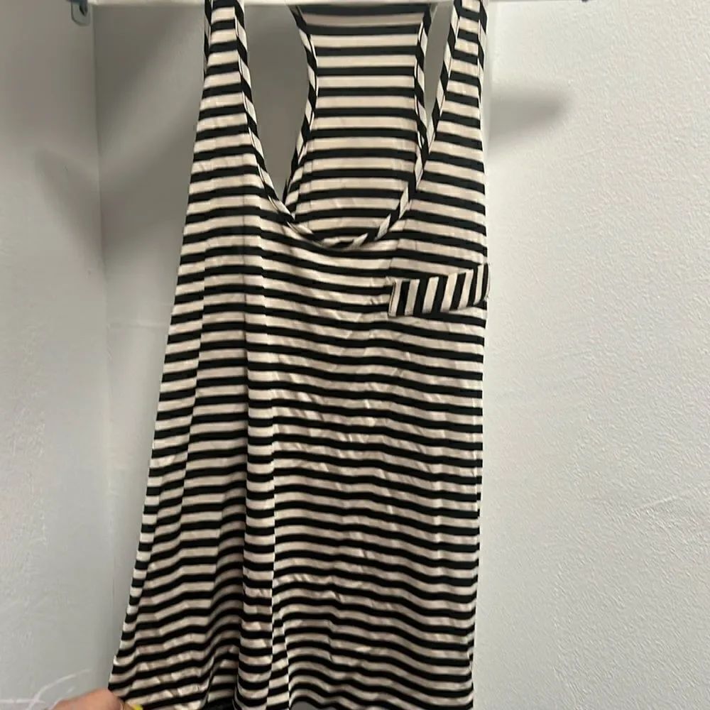 REISS Black and White Striped Tank - Like New - Great Condition